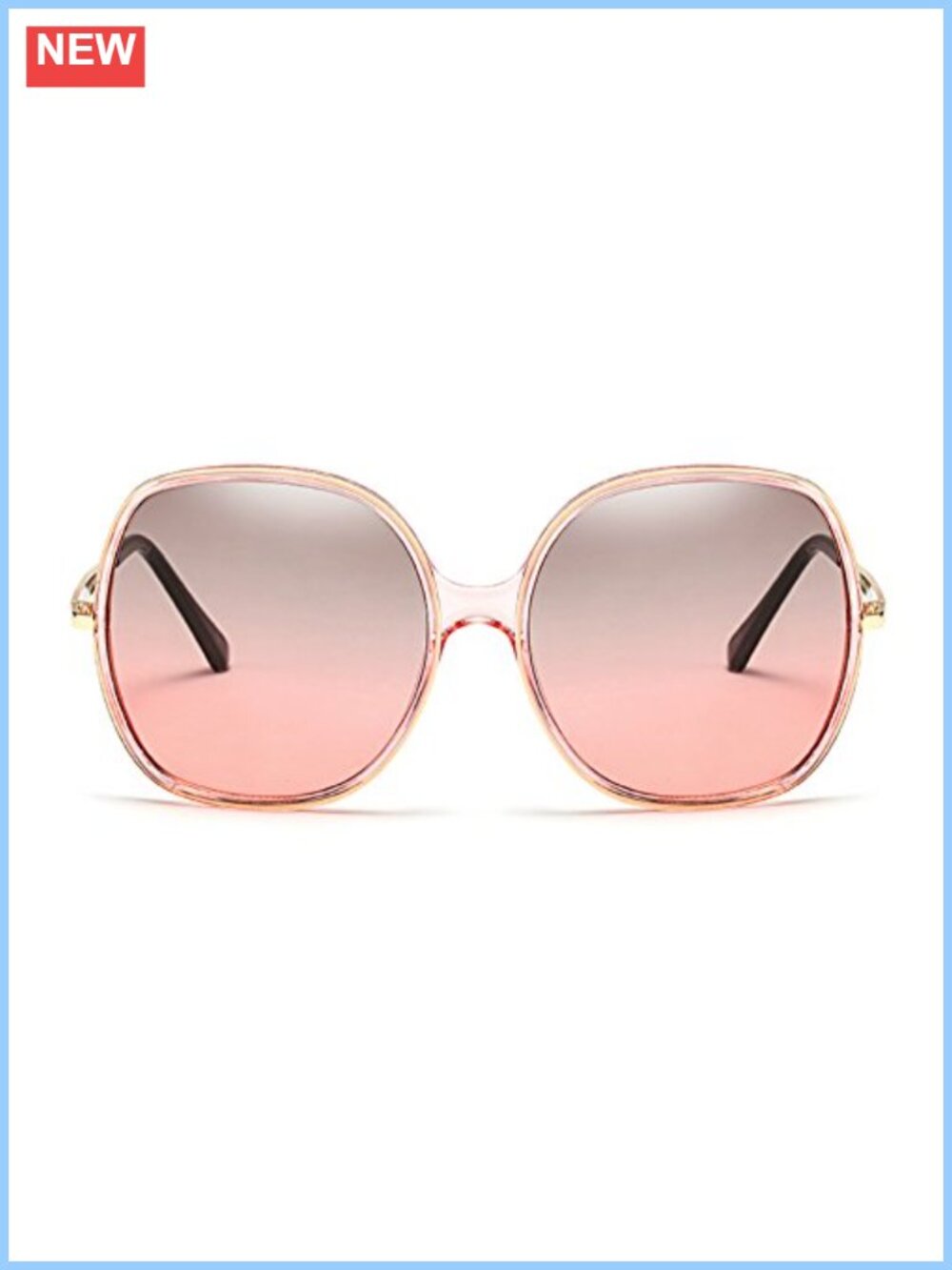 Oversized Square Sunglasses UV400 Full Frame Retro Fit Over